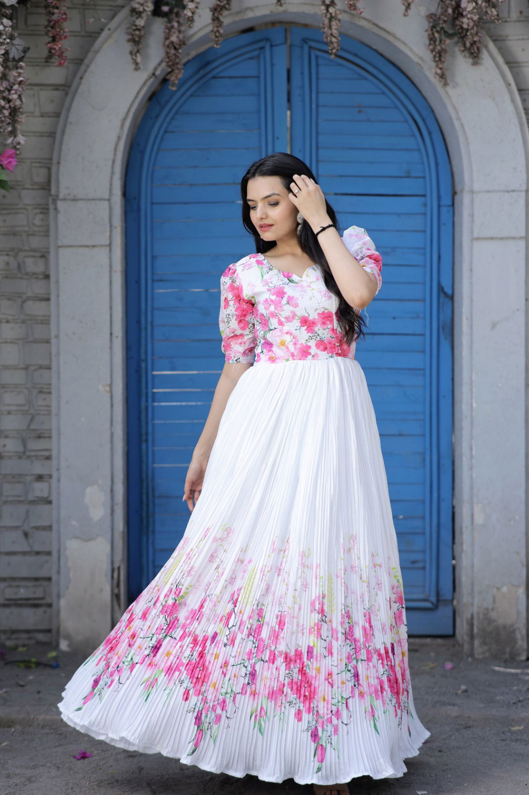  KA-1042 Floral Printed Gown Catalog